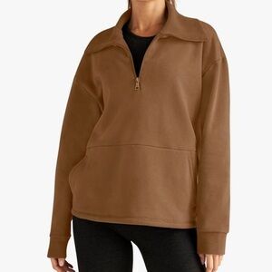 Beyond Yoga Trek Pullover Half Zip Sweater